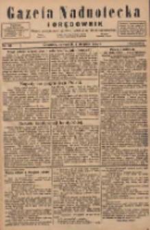 Gazeta Nadnotecka i Orędownik: pismo poświęcone sprawie polskiej na ziemi nadnoteckiej 1924.08.07 R.4 Nr180