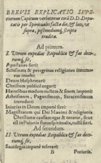 De controversiis inter ordinem ecclesiasticum et secularem in Polonia ex iure Divino, Regnique statutis, privilegiis ac praescriptione tractatio [...]