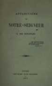 Apparitions de Notre-Seigneur à ses disciples