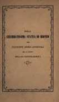 Della celebratissima statua in bronzo del principe degli apostoli che si venera nella sua vaticana basilica : dilucidazione storico-critica