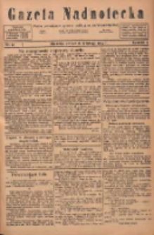 Gazeta Nadnotecka: pismo poświęcone sprawie polskiej na ziemi nadnoteckiej 1924.02.21 R.4 Nr42