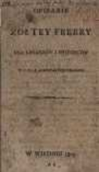 Opisanie żółtey frebry dla lekarzów i chyrurgów w...