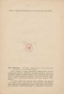 Projekt polskiego mianownictwa w nauce przyrody żywej; Ochrona przyrody umiejętnośćią prakyczną i samodzielną nauką; Z zagadnień biologii krajobrazu; Stepowienie Wielkopolski Cz.1