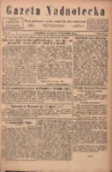 Gazeta Nadnotecka: pismo poświęcone sprawie polskiej na ziemi nadnoteckiej 1924.01.10 R.4 Nr7