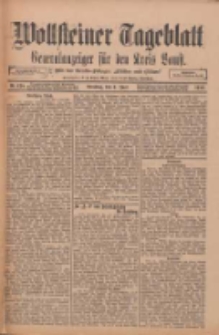 Wollsteiner Tageblatt: Generalanzeiger für den Kreis Bomst: mit der Gratis-Beilage: "Blätter und Blüten" 1912.06.04 Nr128