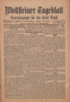 Wollsteiner Tageblatt: Generalanzeiger für den Kreis Bomst: mit der Gratis-Beilage: "Blätter und Blüten" 1912.06.27 Nr148