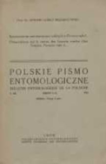 Spostrzeżenia nad zbieraniem zabitych u Formica rufa L.; Observations sur le ramas des fourmis mortes chez l'espèce Formica rufa L.