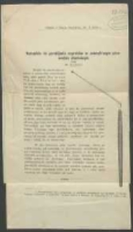 Narzędzie do przebijania czyraków w zewnętrznym przewodzie słuchowym