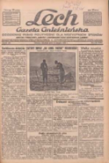 Lech.Gazeta Gnieźnieńska: codzienne pismo polityczne dla wszystkich stan&oacute;w. Dodatki: tygodniowy "Lechita" i powieściowy oraz dwutygodnik "Leszek" 1932.08.14 R.33 Nr186