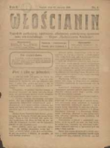 Włościanin: tygodnik polityczny, społeczny, oświatowy poświęcony sprawom ludu włościańskiego: organ "Zjednoczenia Włościan" 1920.01.25 R.2 Nr4