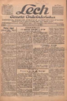 Lech.Gazeta Gnieźnieńska: codzienne pismo polityczne dla wszystkich stan&oacute;w. Dodatki: tygodniowy "Lechita" i powieściowy oraz dwutygodnik "Leszek" 1933.01.08 R.34 Nr6