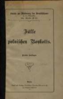 Fälle polnischen Boykotts.