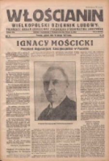 Włościanin: wielkopolski dziennik ludowy: pierwszy organ codzienny Polskiego Stronnictwa Ludowego 1927.02.18 R.9 Nr39