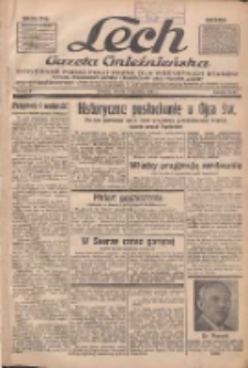 Lech.Gazeta Gnieźnieńska: codzienne pismo polityczne dla wszystkich stan&oacute;w. Dodatki: tygodniowy "Lechita" i powieściowy oraz dwutygodnik "Leszek" 1935.01.05 R.36 Nr4