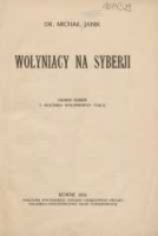 Wołyniacy na Syberji