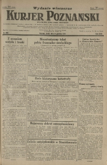 Kurier Poznański 1931.12.23 R.26 nr 590