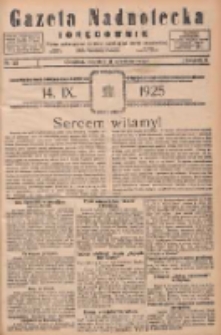 Gazeta Nadnotecka i Orędownik: pismo poświęcone sprawie polskiej na ziemi nadnoteckiej 1925.09.13 R.5 Nr212
