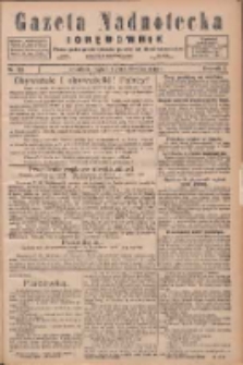 Gazeta Nadnotecka i Orędownik: pismo poświęcone sprawie polskiej na ziemi nadnoteckiej 1925.10.09 R.5 Nr233