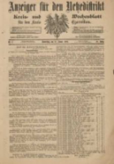 Anzeiger für den Netzedistrikt Kreis- und Wochenblatt für den Kreis Czarnikau 1900.01.18 Jg.48 Nr7