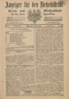 Anzeiger für den Netzedistrikt Kreis- und Wochenblatt für den Kreis Czarnikau 1900.02.06 Jg.48 Nr15