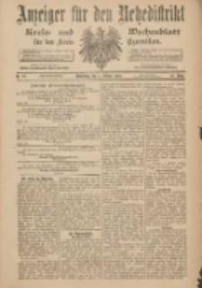 Anzeiger für den Netzedistrikt Kreis- und Wochenblatt für den Kreis Czarnikau 1900.02.08 Jg.48 Nr16