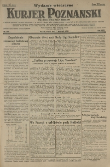 Kurier Poznański 1931.09.01 R.26 nr 398