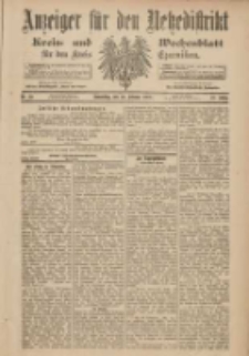 Anzeiger für den Netzedistrikt Kreis- und Wochenblatt für den Kreis Czarnikau 1900.02.22 Jg.48 Nr22