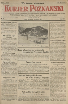 Kurier Poznański 1931.01.13 R.26 nr 17