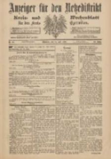 Anzeiger für den Netzedistrikt Kreis- und Wochenblatt für den Kreis Czarnikau 1900.04.14 Jg.48 Nr44