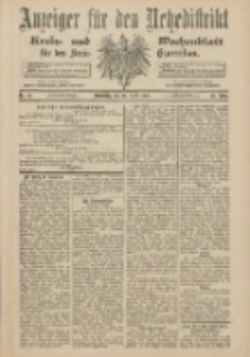 Anzeiger für den Netzedistrikt Kreis- und Wochenblatt für den Kreis Czarnikau 1900.04.26 Jg.48 Nr48