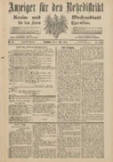 Anzeiger für den Netzedistrikt Kreis- und Wochenblatt für den Kreis Czarnikau 1900.05.05 Jg.48 Nr52