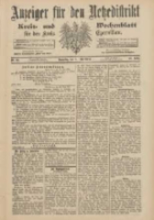 Anzeiger für den Netzedistrikt Kreis- und Wochenblatt für den Kreis Czarnkau 1900.05.31 Jg.48 Nr62