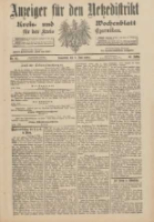 Anzeiger für den Netzedistrikt Kreis- und Wochenblatt für den Kreis Czarnikau 1900.06.09 Jg.48 Nr65