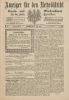 Anzeiger für den Netzedistrikt Kreis- und Wochenblatt für den Kreis Czarnikau 1900.06.28 Jg.48 Nr73