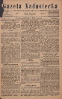 Gazeta Nadnotecka: pismo poświęcone sprawie polskiej na ziemi nadnoteckiej 1922.04.10 R.2 Nr41