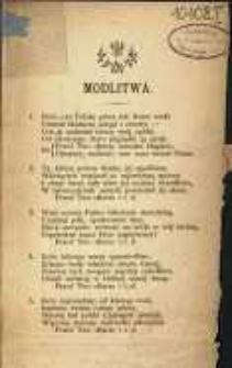 Modlitwa. [Incipit:] Boże, coś Polskę przez tak liczne wieki