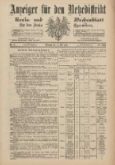 Anzeiger für den Netzedistrikt Kreis- und Wochenblatt für den Kreis Czarnikau 1900.07.10 Jg.48 Nr78