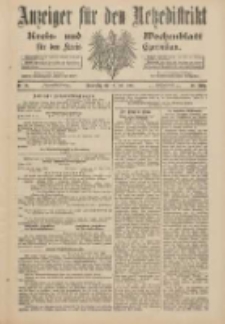Anzeiger f&uuml;r den Netzedistrikt Kreis- und Wochenblatt f&uuml;r den Kreis Czarnikau 1900.07.12 Jg.48 Nr79