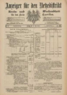 Anzeiger für den Netzedistrikt Kreis- und Wochenblatt für den Kreis Czarnikau 1900.07.31 Jg.48 Nr87