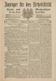 Anzeiger für den Netzedistrikt Kreis- und Wochenblatt für den Kreis Czarnikau 1900.08.02 Jg.48 Nr88
