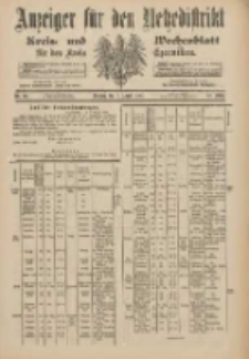 Anzeiger für den Netzedistrikt Kreis- und Wochenblatt für den Kreis Czarnikau 1900.08.07 Jg.48 Nr90