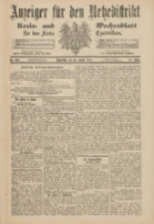 Anzeiger für den Netzedistrikt Kreis- und Wochenblatt für den Kreis Czarnikau 1900.08.30 Jg.48 Nr100