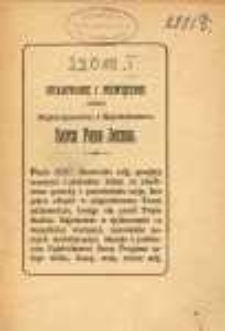 Ofiarowanie i poświęcenie siebie Najświętszemu i Najsłodszemu Sercu Pana Jezusa.