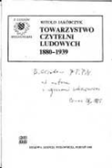 Towarzystwo Czytelni Ludowych 1880-1939
