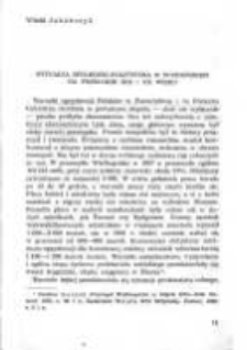 Sytuacja społeczno-polityczna w Poznańskiem na przełomie XIX i XX wieku,