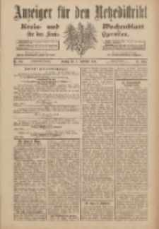 Anzeiger f&uuml;r den Netzedistrikt Kreis- und Wochenblatt f&uuml;r den Kreis Czarnikau 1900.09.04 Jg.48 Nr102