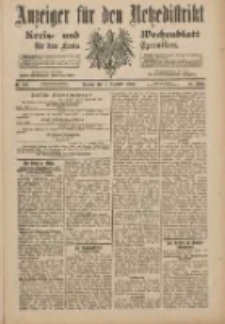 Anzeiger für den Netzedistrikt Kreis- und Wochenblatt für den Kreis Czarnikau 1900.09.11 Jg.48 Nr105
