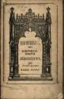 Nowenna czyli Dziewięciodniowe nabożeństwo do Najświętszej Maryi Panny.