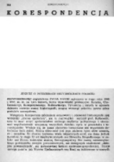 Jeszcze o potrzebach historiografii polskiej