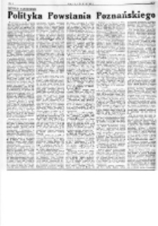 Polityka Powstania Poznańskiego